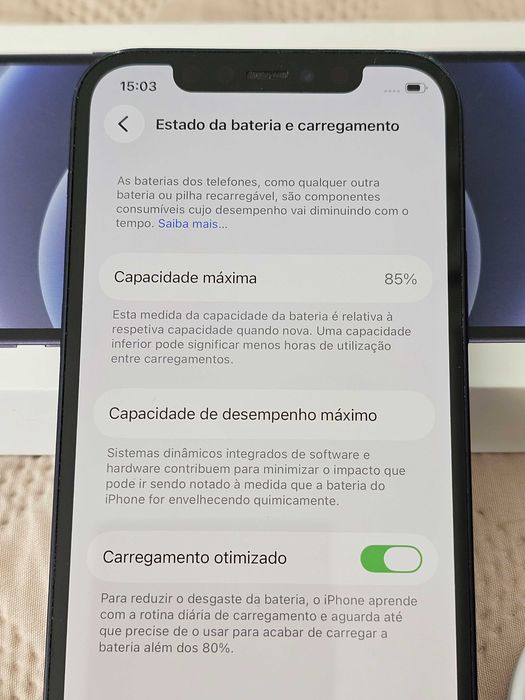 Iphone 12 64Gb.  85% Bateria. Bom. Tudo de origem.