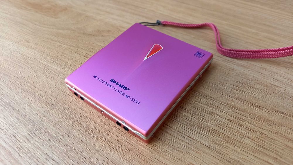 SHARP MD-ST55 MINIDISC odtwarzacz płyt md z wyświtlaczem