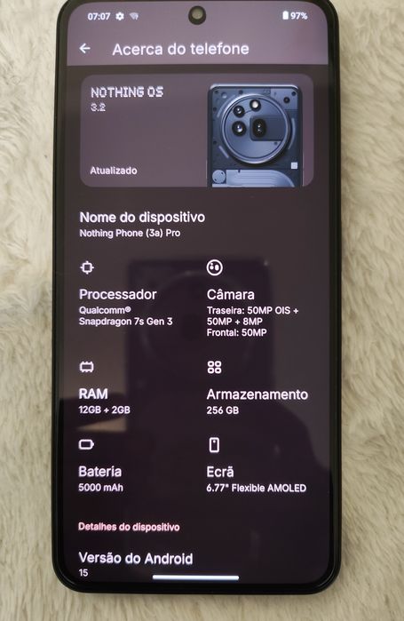 Nothing phone 3a pro 256GB