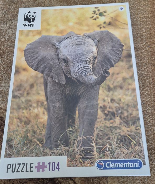Puzzle sloń 104 elementy