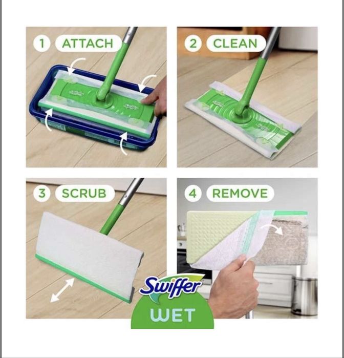 Швабра swiffer DRY+WET