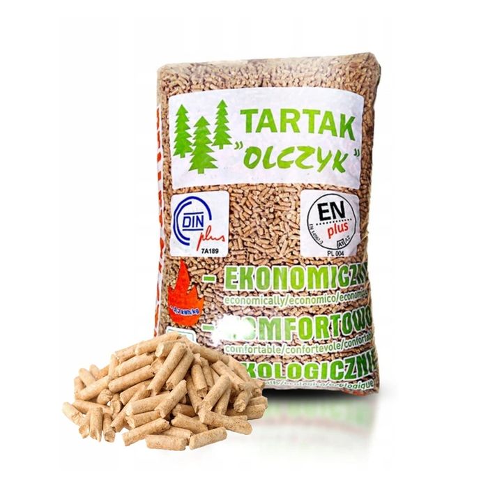 Pellet drzewny 6mm Olczyk ENplus DINplus PEFC - Kamienna Góra- dostawa