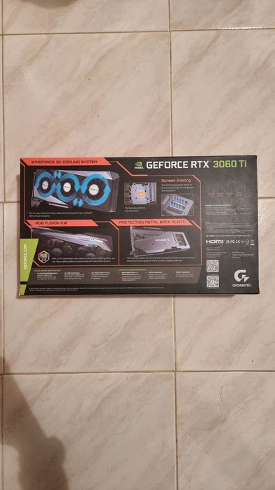 GPU - Placa Gráfica Gigabyte RTX 3060ti Gaming OC Pro