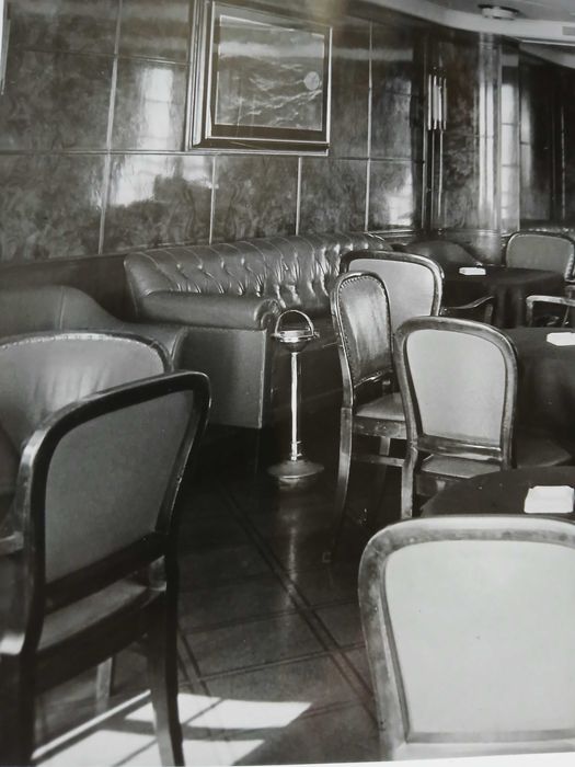 Cadeiras de navio "Quanza" da Comp. Nacional de Navegação - de 1929