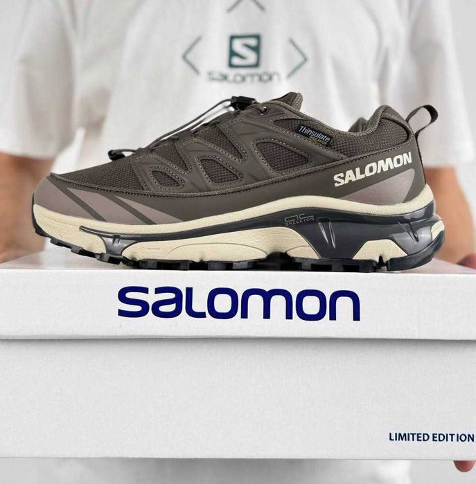 !ТЕРМО! Кросівки Salomon XT-6 Expanse Termo ACS Taupe Beige