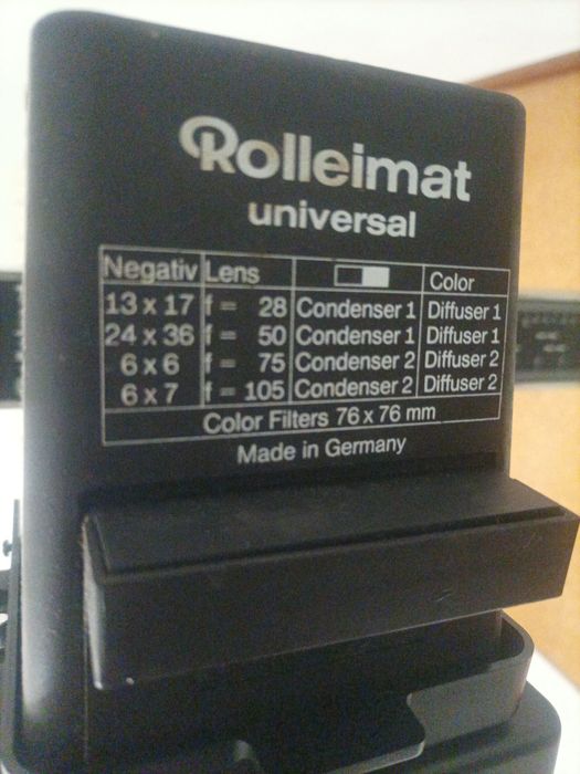 Ampliador Fotográfico Rolleimat Universal