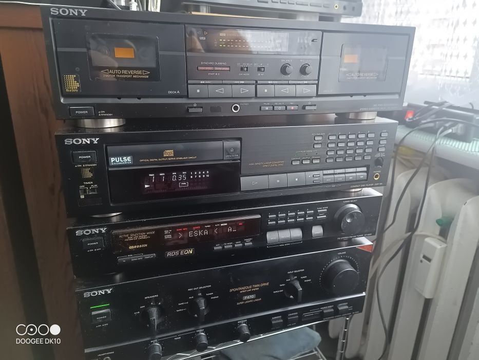 Wieża stereo Sony Wzmak TA-F470 tuner ST-S361 CD-791 DECK TC-WR570