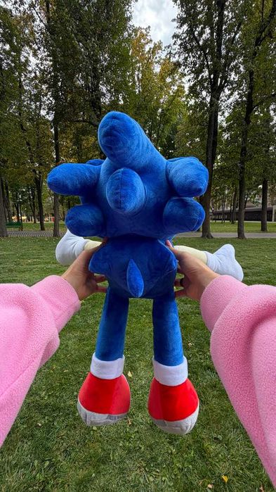 М'яка іграшка Сонік (Sonic) 60 см Нова / Виробництво Україна