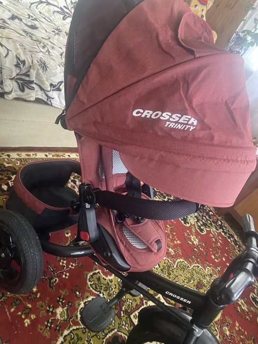 Трьохколісий велосипед з батьківською ручкою 3 в 1