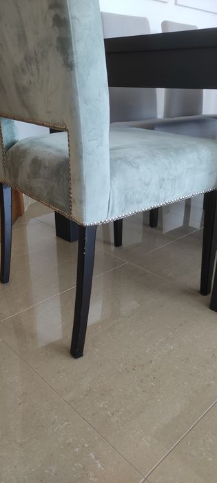 9,99€ - 2 cadeirões sala / veludo verde
