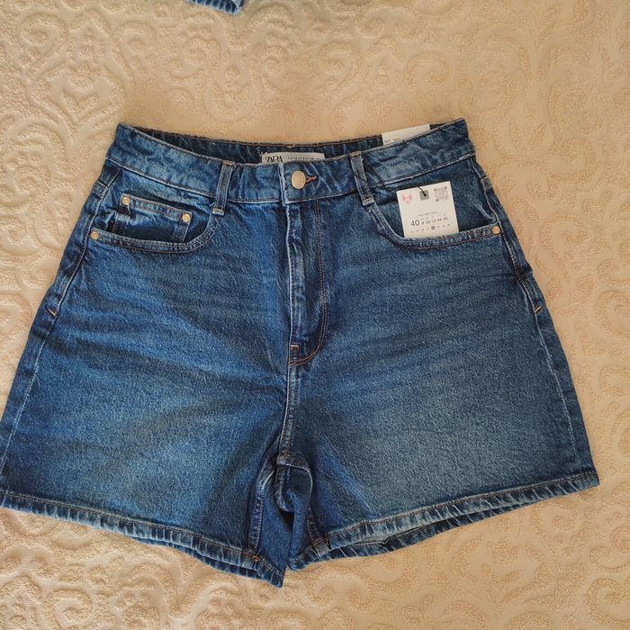 Шорти жіночі джинсові Зара Zara 40, 46