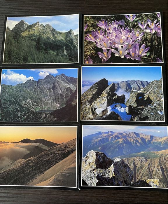 Tatry pocztówki karty pocztowe 11 sztuk kolekcja PRL