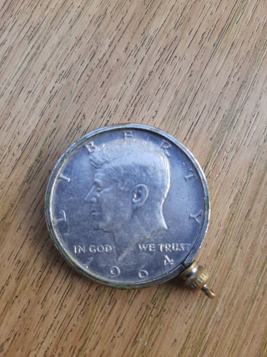 Half Dollar em prata "silver" ano de 1964