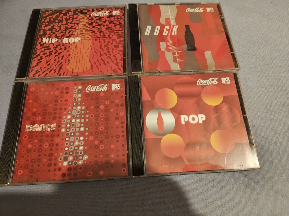 4 x CD coca cola mtv