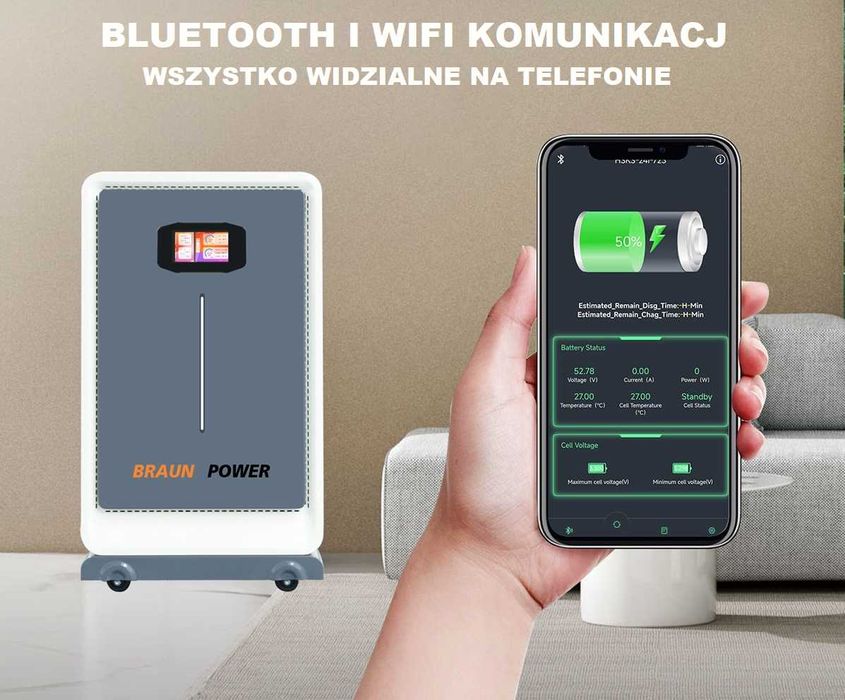 Magazyn energii 16-17KW 314ah 8000+ Mozliwy montaz