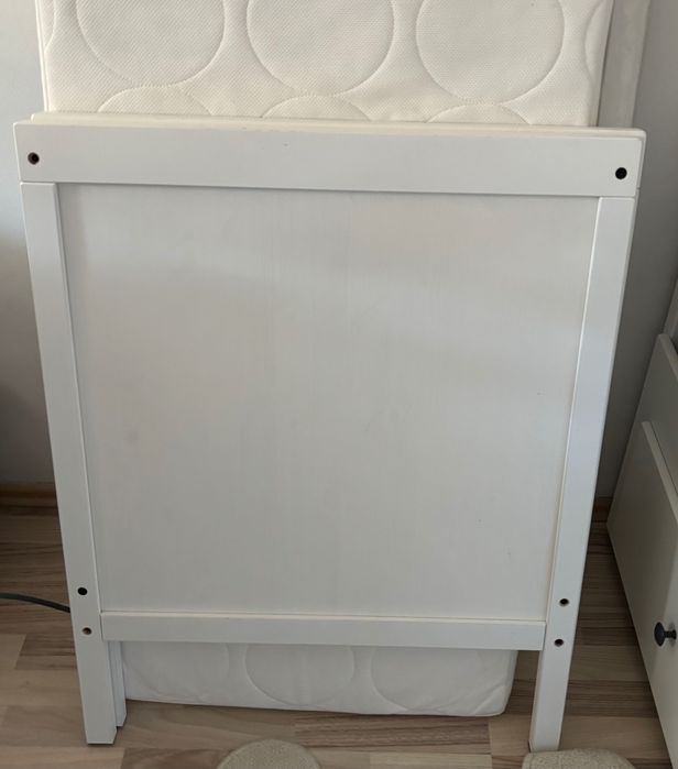 Sprzedam używane łóżeczko Ikea  + materac