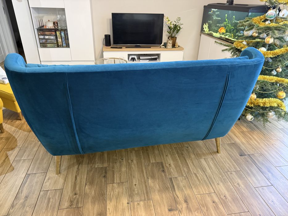 Kanapa ETAP SOFA ciemno zielono niebieska