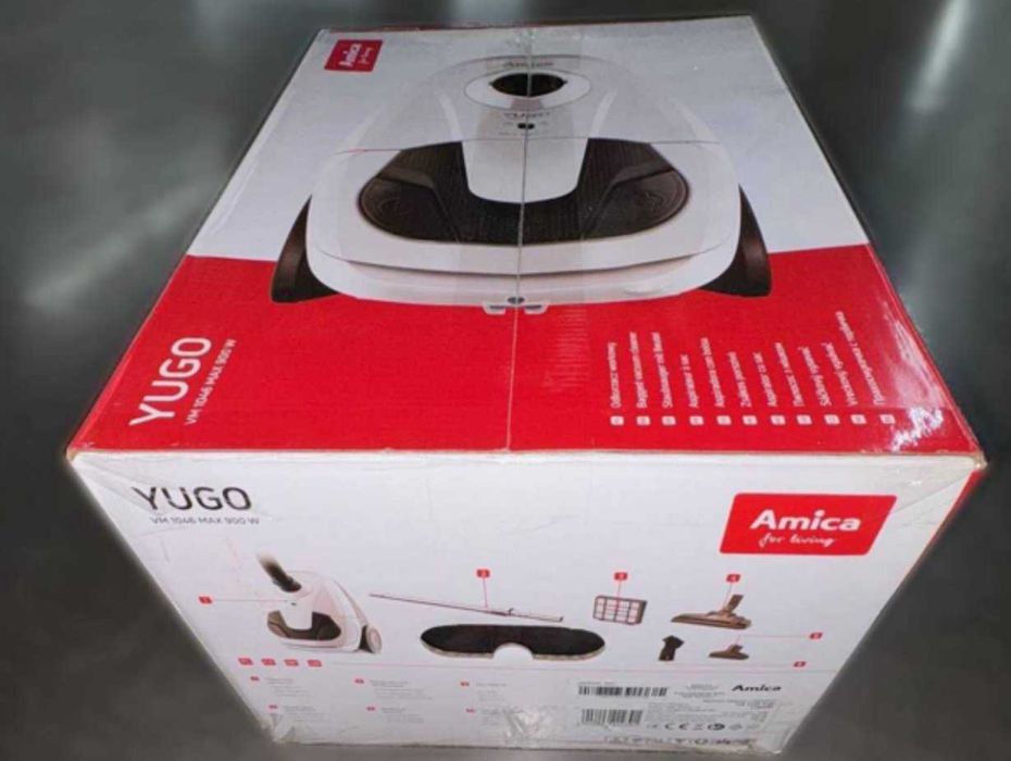 Odkurzacz workowy AMICA YUGO mały mocny lekki tradycyjny 900W NOWY!!!