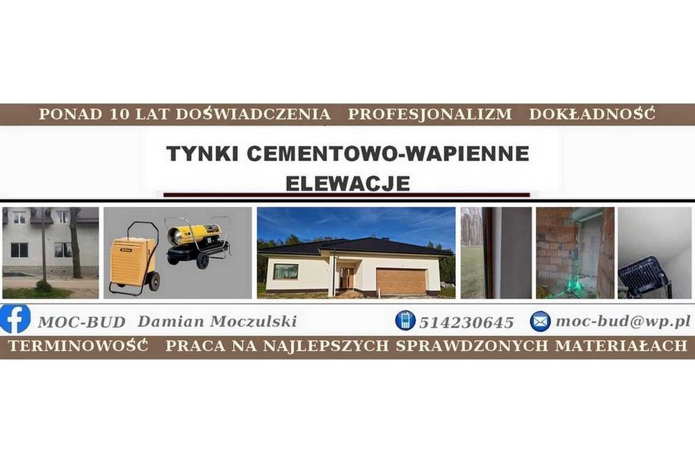 Tynki tradycyjne cementowo-wapienne , Elewacje