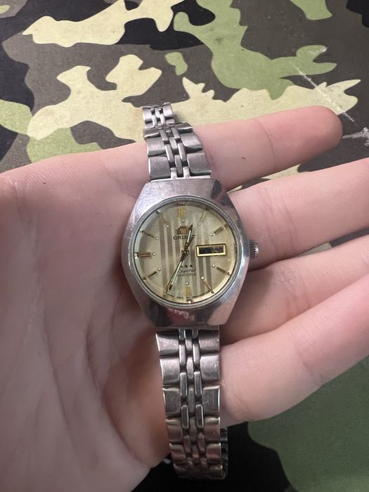 Оригинальные винтажные часы Orient Crystal 21 Jewels Япония