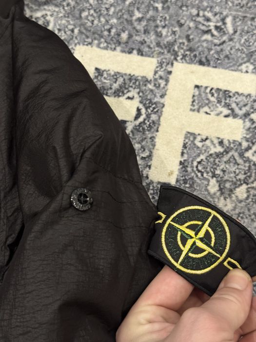 Пуховик stone island garment dyed nylon