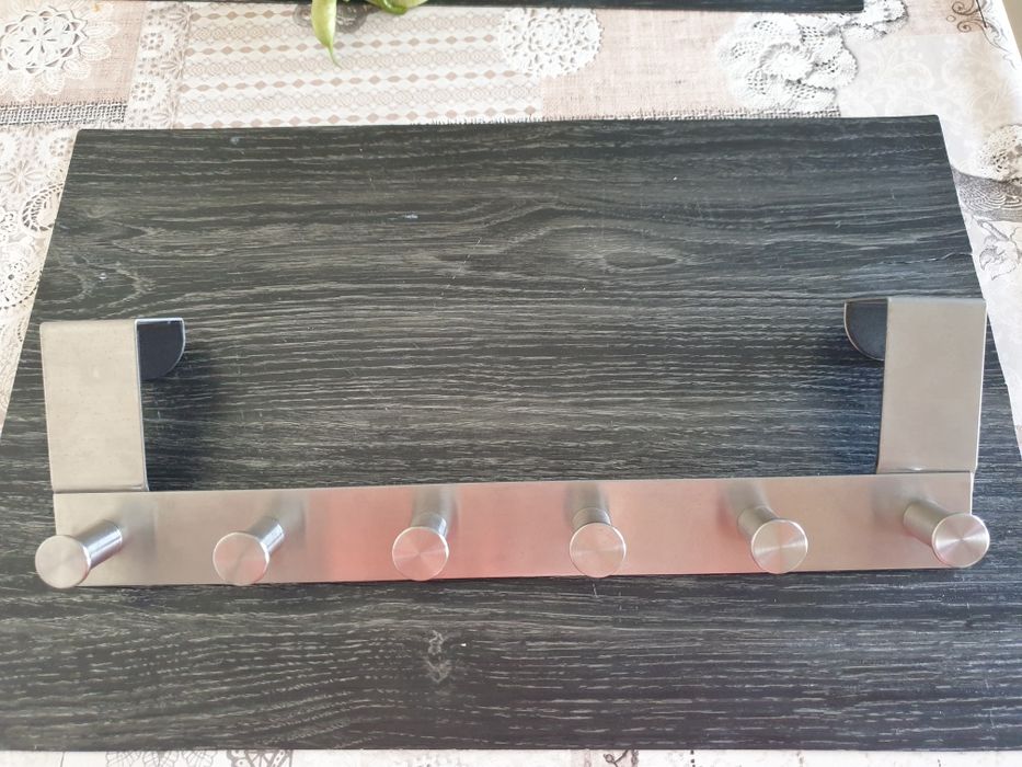 Cabide de porta inox