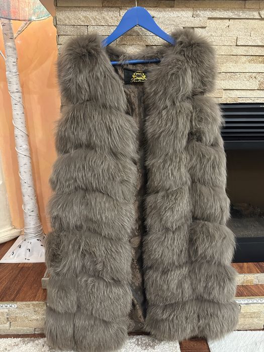 Жилетка натур Песец