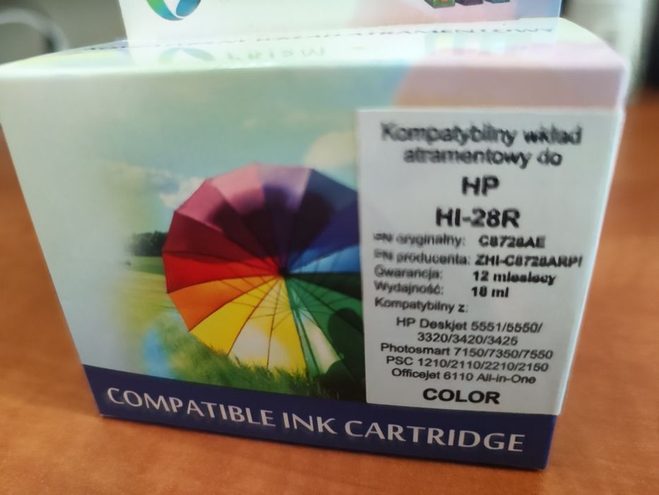Kartridge tusz do drukarki HP
