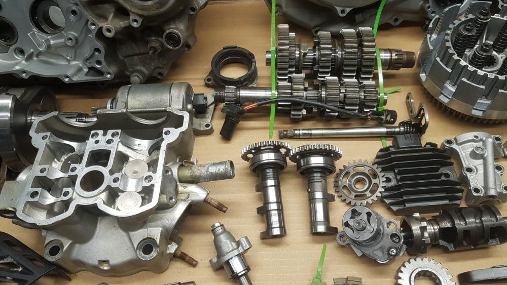 yamaha yfz 450r 2011r. kartery skrzynia wal korbowy wahacze glowica