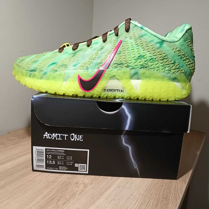Nike JA 3 Halloween r. 46 (30 cm) Ja Morant Lt Lemon Twist/Black-Hemp