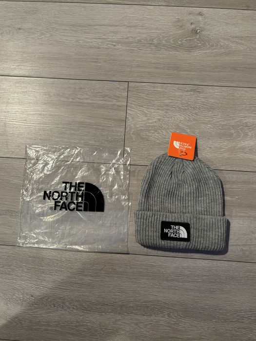Szara czapka zimowa The North Face, nowa, uniwersalna, unisex