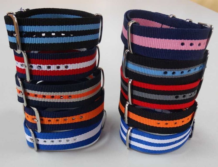 Pasek nylonowy NATO do zegarka 20mm strap zulu parciany materiałowy