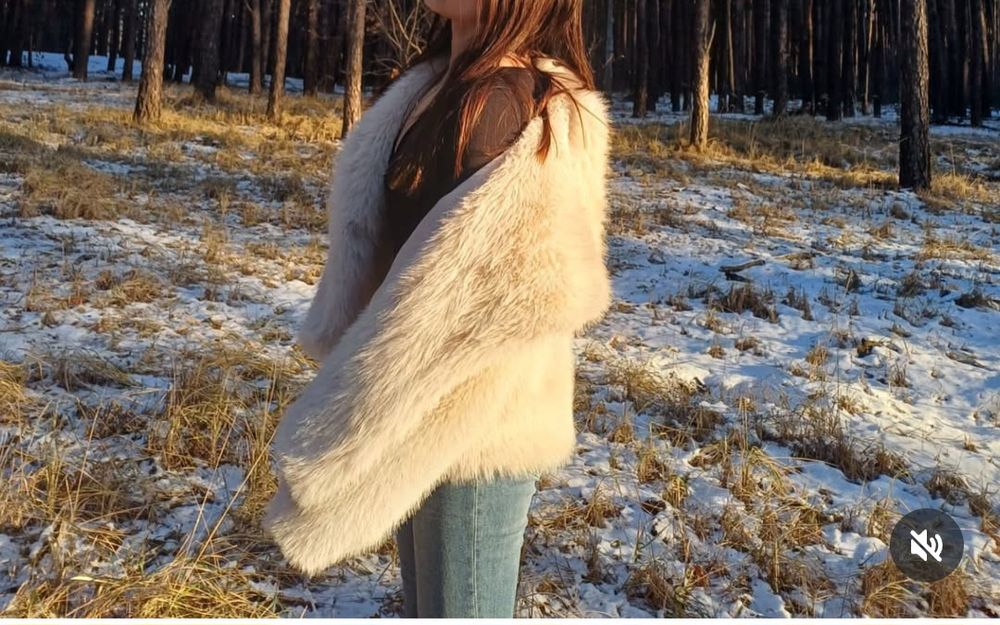 Шуба з еко хутра