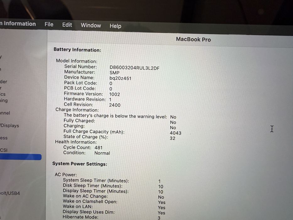Apple Macbook Pro 13” 2019 Touch Bar 16Gb