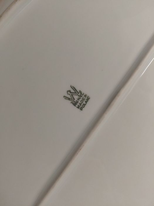 Patera półmisek Wawel porcelana kwiaty ogromny
