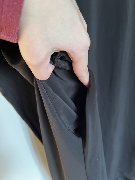 Длинная черная туника FOX большого размера , подойдет для беременных