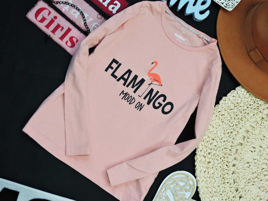 Lupilu - pastelowa bluzeczka flaming r 110/116