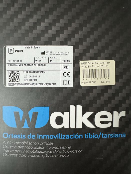 Bota walker para venda.