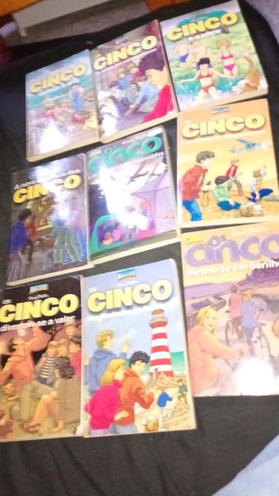 Livros os cinco várias números