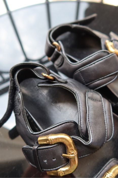 Кожаные босоножки Massimo dutti