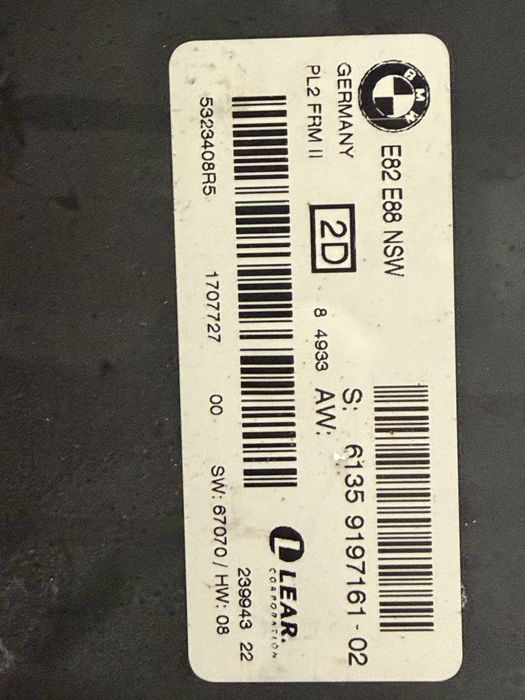 Moduł swiateł  frm 2 bmw e88 e82