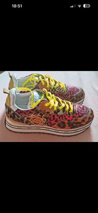 Nowe Sneakersy Liu Jo Maxi Wonder Pony Oryginalne neonowe kolory