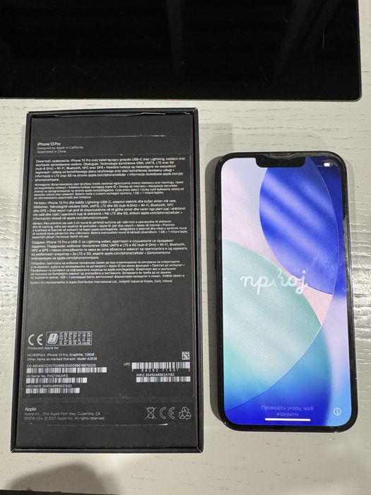 iPhone 13 Pro 128GB Graphite- stan idealny + dużo etui!