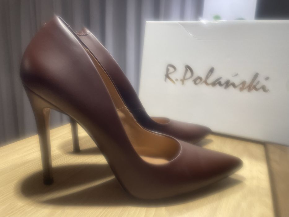 Szpilki  brazowe rozmiar 41