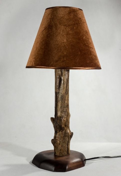 Lampa - handmade , ecofriendly (ślady zębów!)