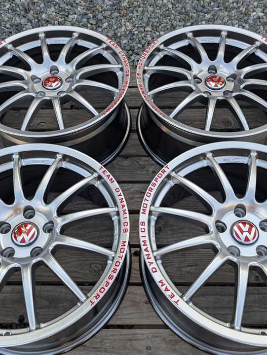 Oryginalne felgi Team Dynamics Motorsport 18" 5x112 Golf Leon A3 S3
