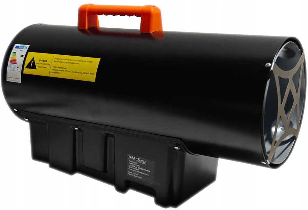 Nagrzewnica gazowa 40kW termostat reduktor LCD + wąż KD11701