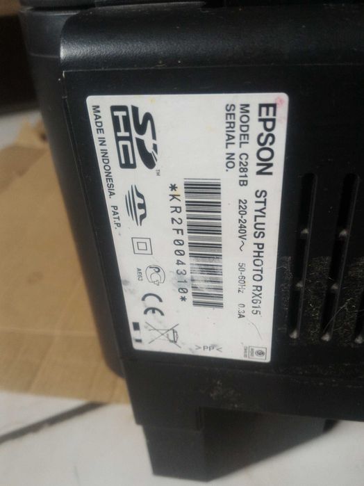 Струйный принтер-сканер МФУ EPSON Stylus Photo RX615 с СНПЧ
