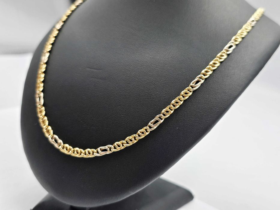 Złoty łańcuszek Unikat splot hybrydowy UNISEX pr.585 |PLUS Lombard