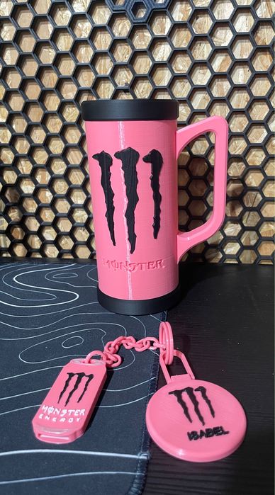 Porta latas Monster